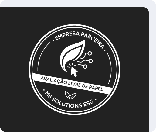 Selo de Avaliação Livre de Papel MS Solutions ESG - versão 2