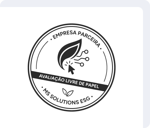 Selo de Avaliação Livre de Papel MS Solutions ESG - versão 3